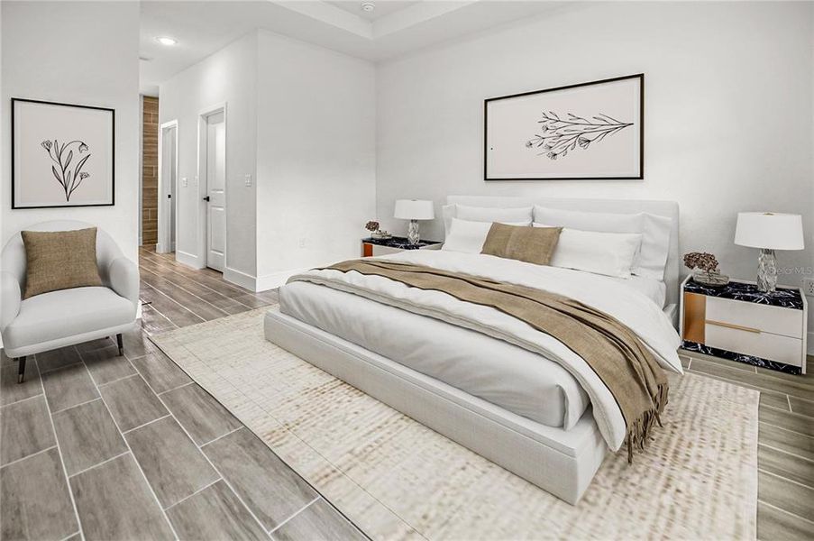 Furnished interior view inside a new home in , Ocala (Image 10).