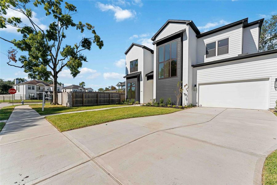 Front exterior of a new home in , Houston, TX, highlighting curb appeal (Image 2).