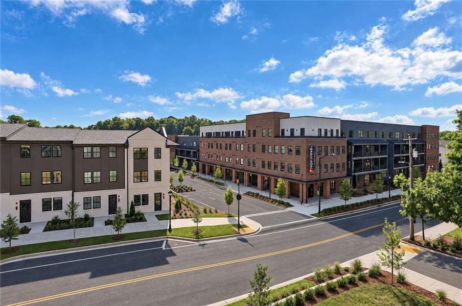 Condo located in Atlanta, GA showcasing its design and architecture (Image 4).