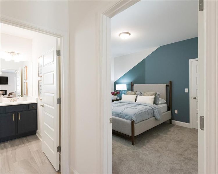 Furnished interior view inside a new home in Cooper's Walk, Loganville (Image 32).
