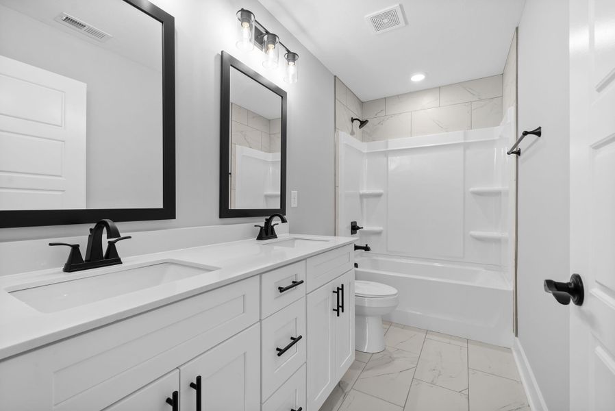 Furnished interior view inside a new home in Garrettsburg Meadows, Clarksville (Image 5).