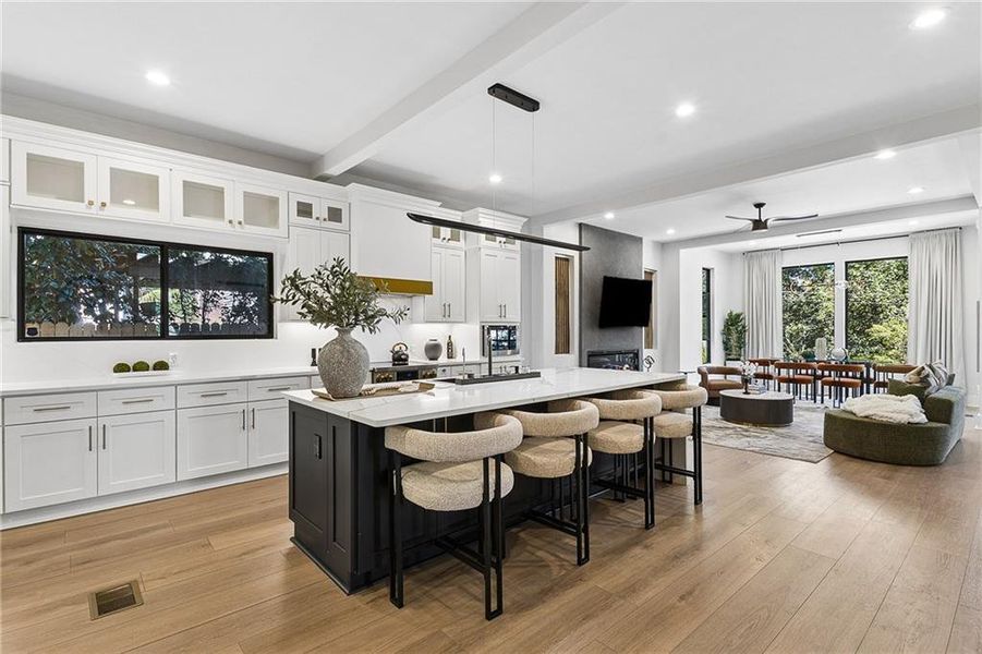 Furnished interior view inside a new home in , Atlanta (Image 59).