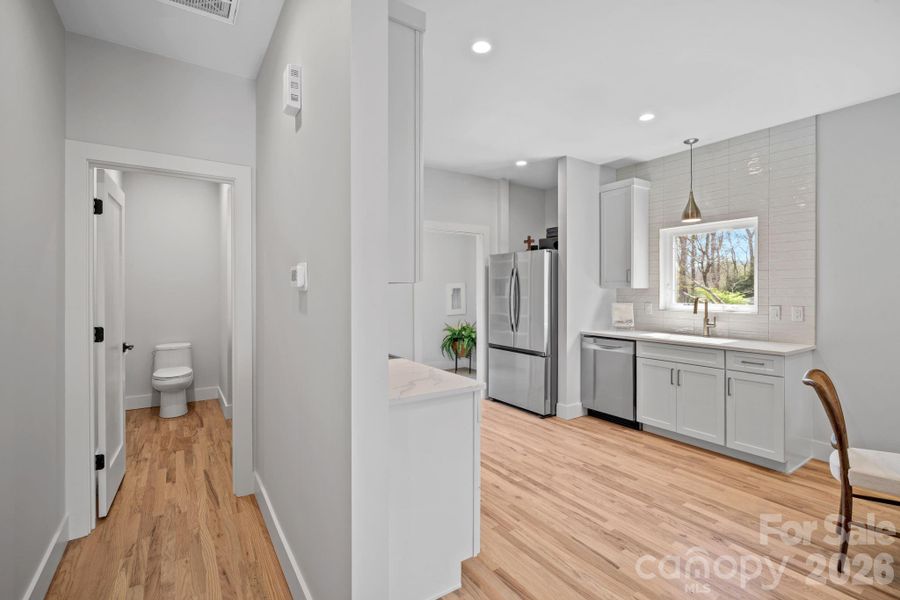 1/2 Bath on the Main
