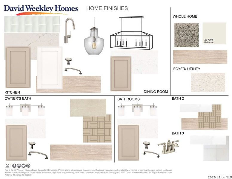 Sample of building materials used in homes in Meyer Ranch – Legacy Series, New Braunfels (Image 21).