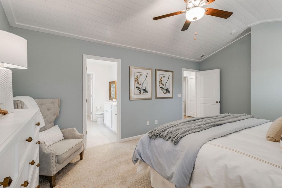 Furnished interior view inside a new home in Central Creek, Goose Creek (Image 19). Furnished interior view inside a new home in Central Creek, Goose Creek (Image 19).