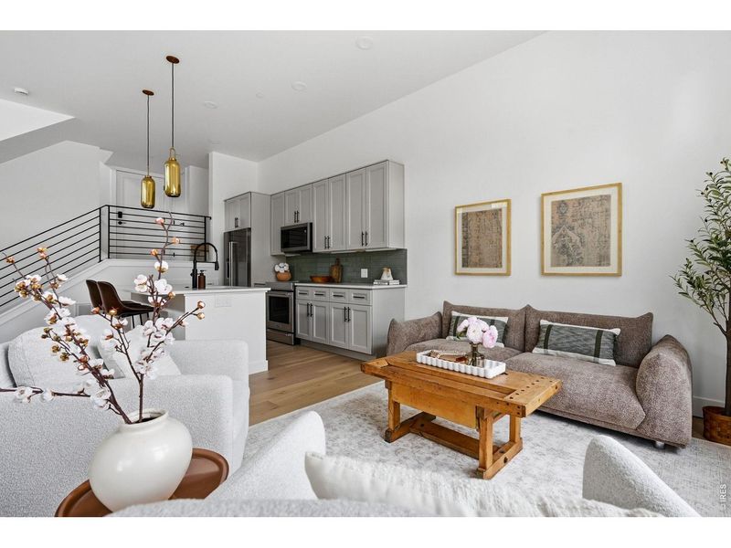 Furnished interior view inside a new home in , Golden (Image 13).