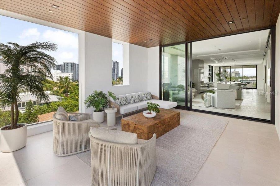 Exterior details and patio area of a home in , Sarasota (Image 2). Exterior details and patio area of a home in , Sarasota (Image 2).