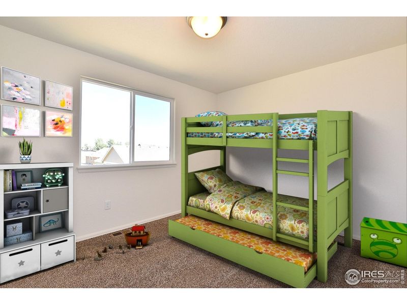 Furnished interior view inside a new home in Union Colony West, Greeley (Image 6). Furnished interior view inside a new home in Union Colony West, Greeley (Image 6).
