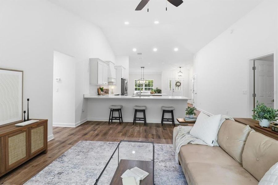 Furnished interior view inside a new home in , Crystal River (Image 13).