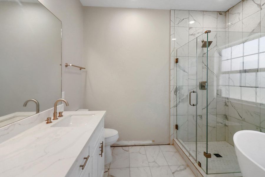 Furnished interior view inside a new home in , Crosby (Image 4).