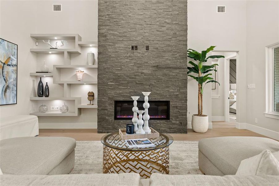 Furnished interior view inside a new home in , Aledo (Image 9). Furnished interior view inside a new home in , Aledo (Image 9).