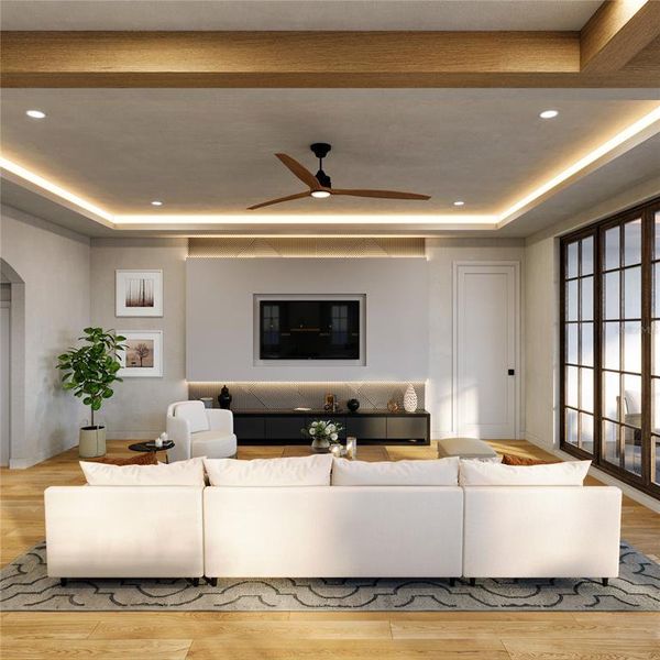 Furnished interior view inside a new home in , Apopka (Image 9).