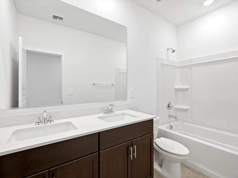 Furnished interior view inside a new home in Mountain View Estates Reserve Series, Buckeye (Image 7). Furnished interior view inside a new home in Mountain View Estates Reserve Series, Buckeye (Image 7).