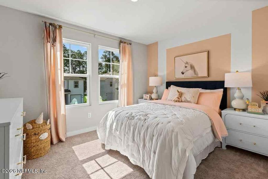 Furnished interior view inside a new home in , Jacksonville (Image 12).