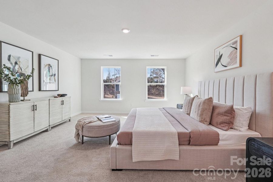 Furnished interior view inside a new home in Lakeshore at Windstone, Mooresville (Image 23).