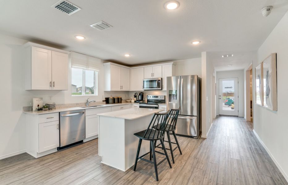 Representative furnished interior of a home built from the Hewitt by Centex in Cottonwood, Howe (Image 7).