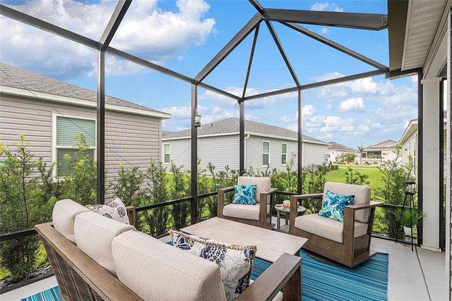 Exterior details and patio area of a home in , The Villages (Image 30).