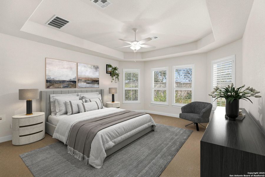 Furnished interior view inside a new home in , Kerrville (Image 12).