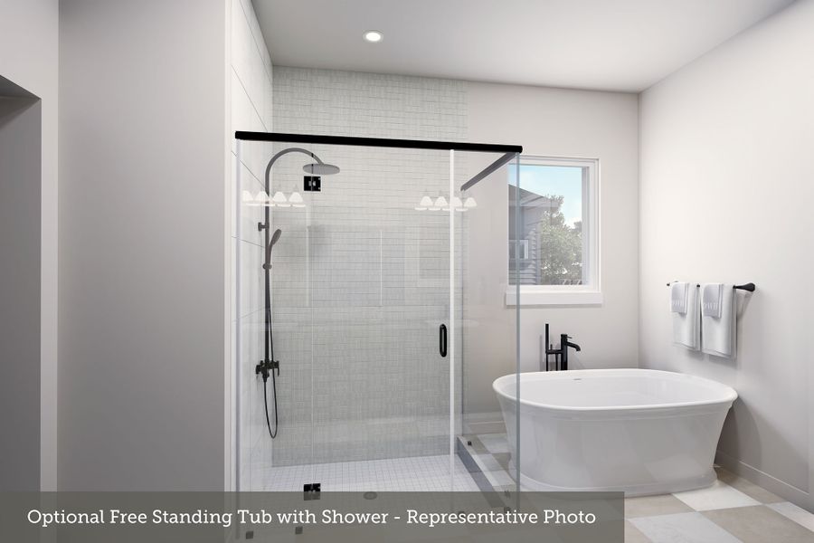 The Azalea - Optional Free Standing Tub with Shower