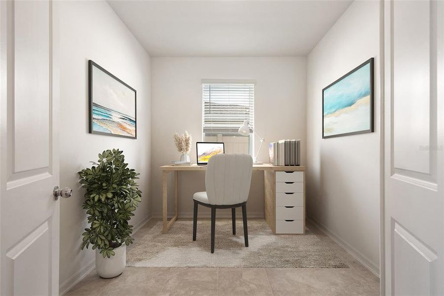 Furnished interior view inside a new home in , Winter Haven (Image 36).