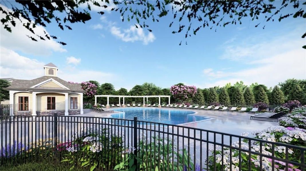 The amenities will feature a pool with cabana.  An awesome doggie park for our four-legged friends and a great common space for picnics, playing, etc.