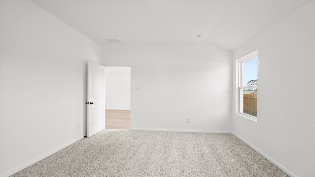 Representative unfurnished interior of a home built from the Amber by D.R. Horton in Lake Conroe Cove, Willis (Image 14). Representative unfurnished interior of a home built from the Amber by D.R. Horton in Lake Conroe Cove, Willis (Image 14).