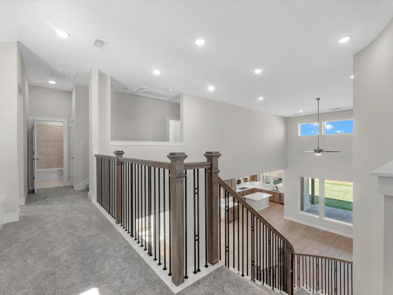 Furnished interior view inside a new home in Dunham Pointe 60′, Cypress (Image 4).