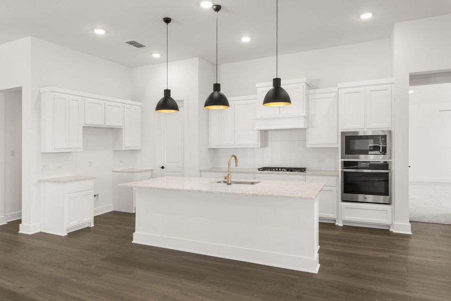 Furnished interior view inside a new home in Inspiration Collection at Union Park, Little Elm (Image 6).