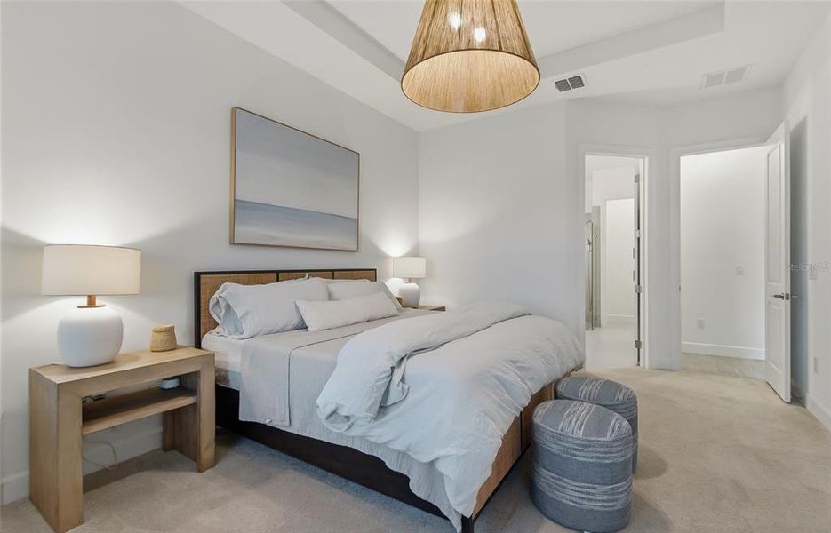 Furnished interior view inside a new home in , Palmetto (Image 33).