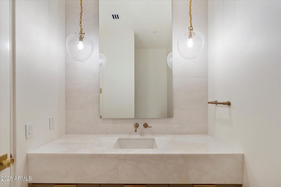 1 of 3 Powder Rooms 1 of 3 Powder Rooms