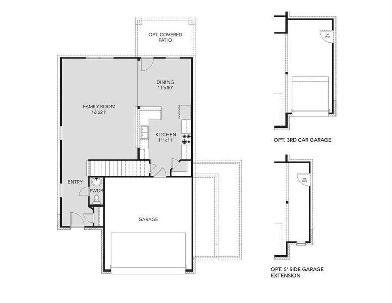 2D floor plan layout of this home in Hanna Ranch, Everman, TX (Image 3). 2D floor plan layout of this home in Hanna Ranch, Everman, TX (Image 3).