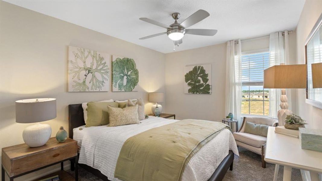 Furnished interior view inside a new home in , Kissimmee (Image 9). Furnished interior view inside a new home in , Kissimmee (Image 9).