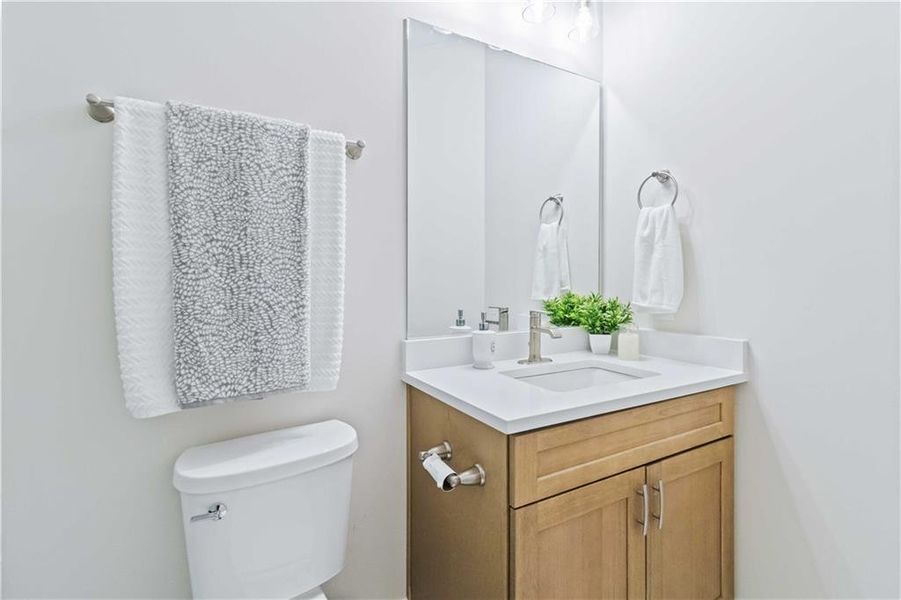 Furnished interior view inside a new home in , Atlanta (Image 15).