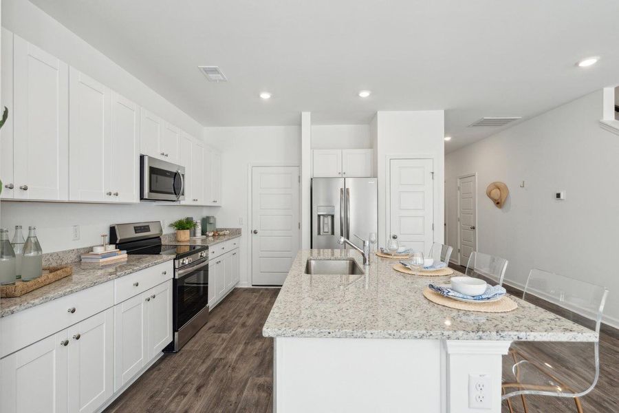 Furnished interior view inside a new home in , Summerville (Image 10).