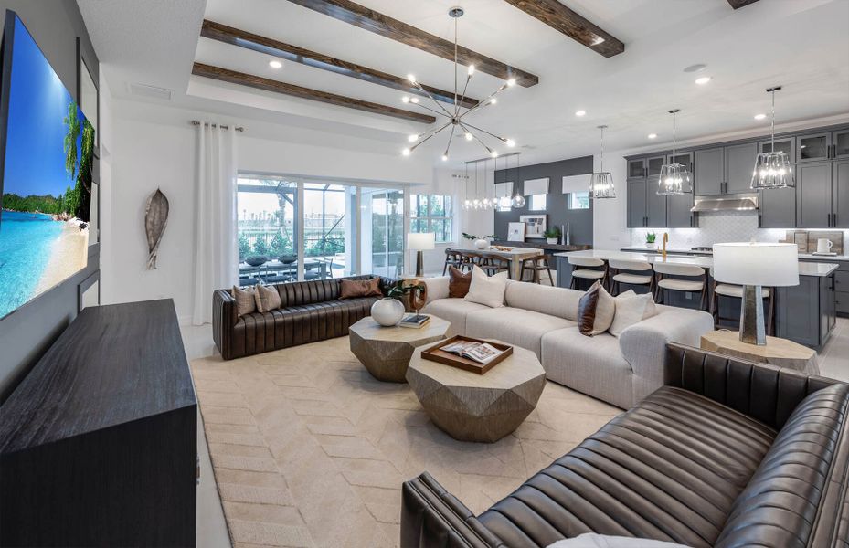 Open Concept Gathering Room