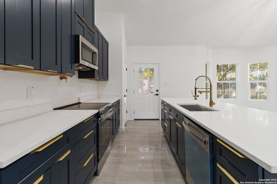 Furnished interior view inside a new home in , San Antonio (Image 12).