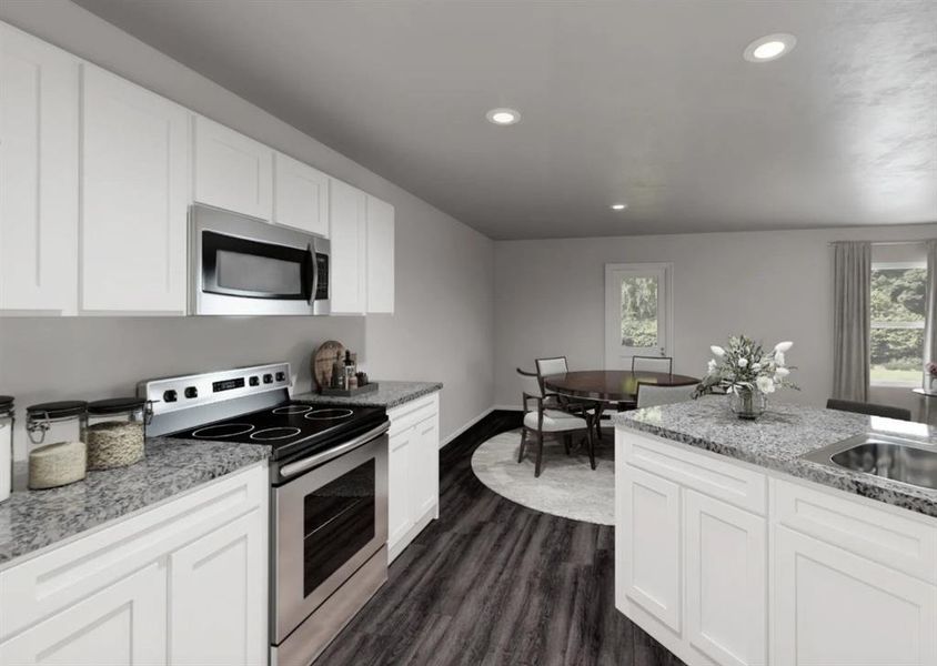 Furnished interior view inside a new home in Treaty Oak, Granbury (Image 5).