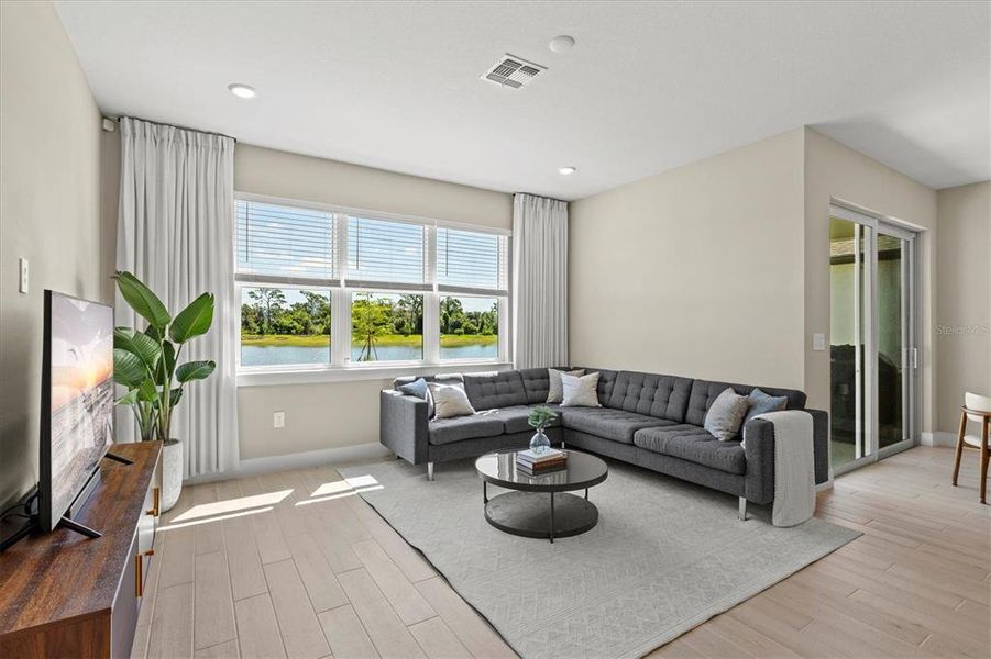 Furnished interior view inside a new home in , Nokomis (Image 6).