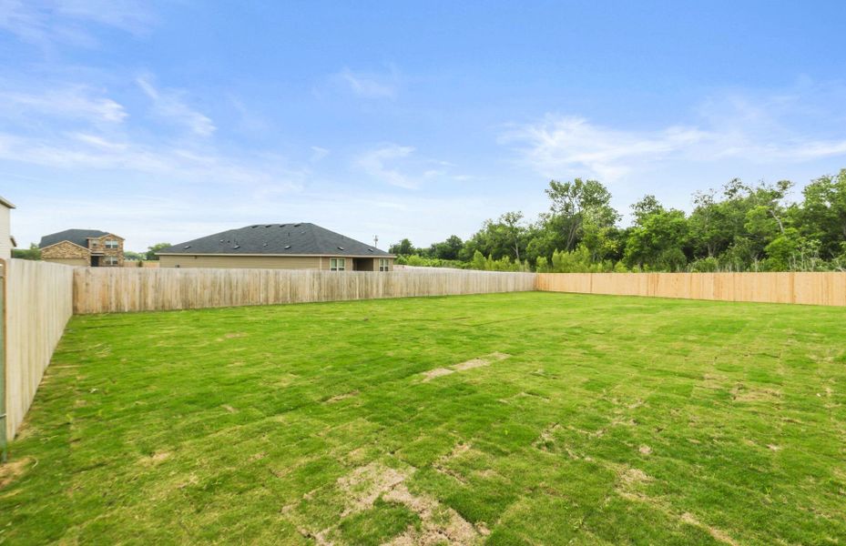 Exterior details and patio area of a home in County View, Temple (Image 24).
