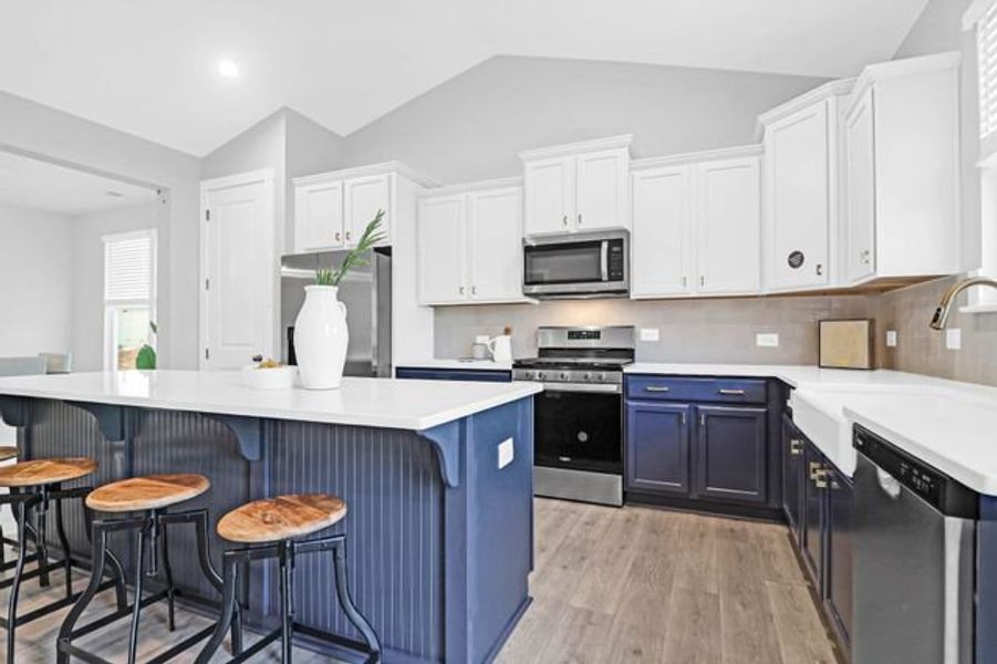 Representative furnished interior of a home built from the Milo P by True Homes in Homecoming, Ravenel (Image 4). Representative furnished interior of a home built from the Milo P by True Homes in Homecoming, Ravenel (Image 4).