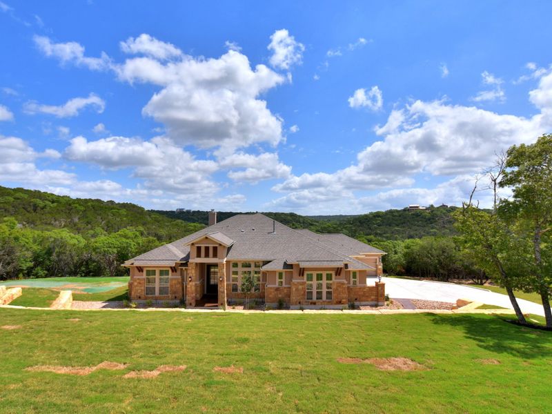 Image 104 representing the San Simeon II by Giddens Homes in Clearwater Ranch, Liberty Hill, TX.