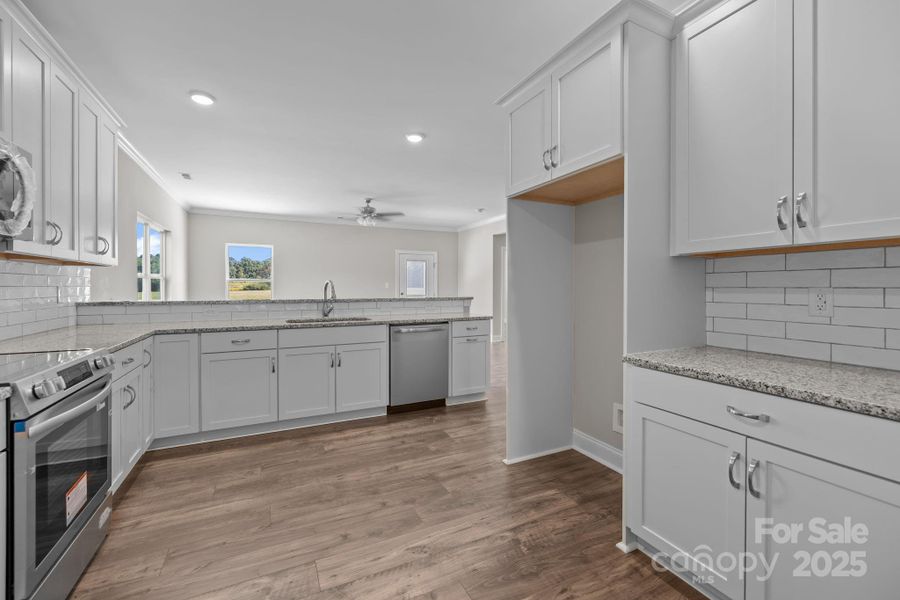 Furnished interior view inside a new home in , Monroe (Image 5).