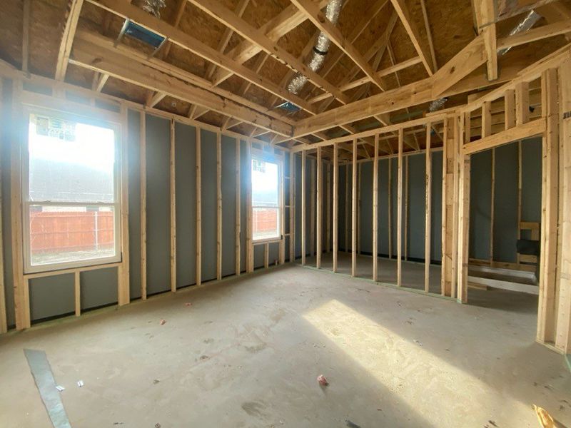 In-progress construction of a new home in Morningstar, Aledo, TX (Image 9).