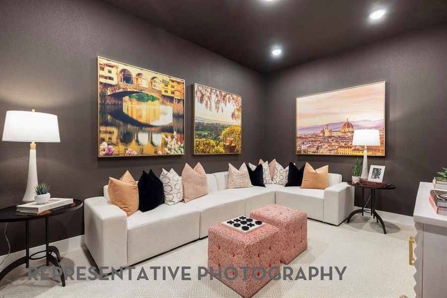 Furnished interior view inside a new home in Myrtle Creek, Waxahachie (Image 27).