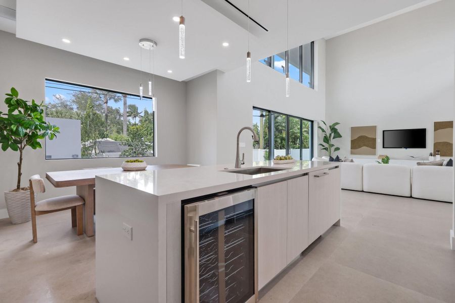 Furnished interior view inside a new home in , Wilton Manors (Image 11). Furnished interior view inside a new home in , Wilton Manors (Image 11).