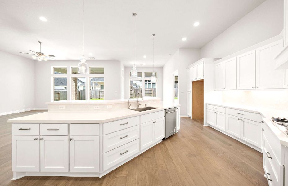 Representative furnished interior of a home built from the 3326AU by Ravenna Homes in Audubon 60′, Magnolia (Image 11).