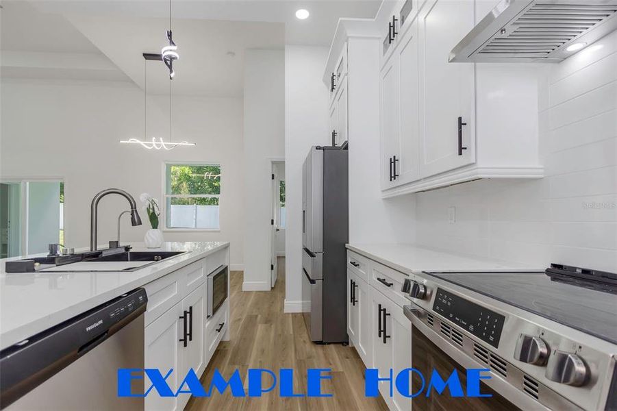 Furnished interior view inside a new home in , Clearwater (Image 9). Furnished interior view inside a new home in , Clearwater (Image 9).