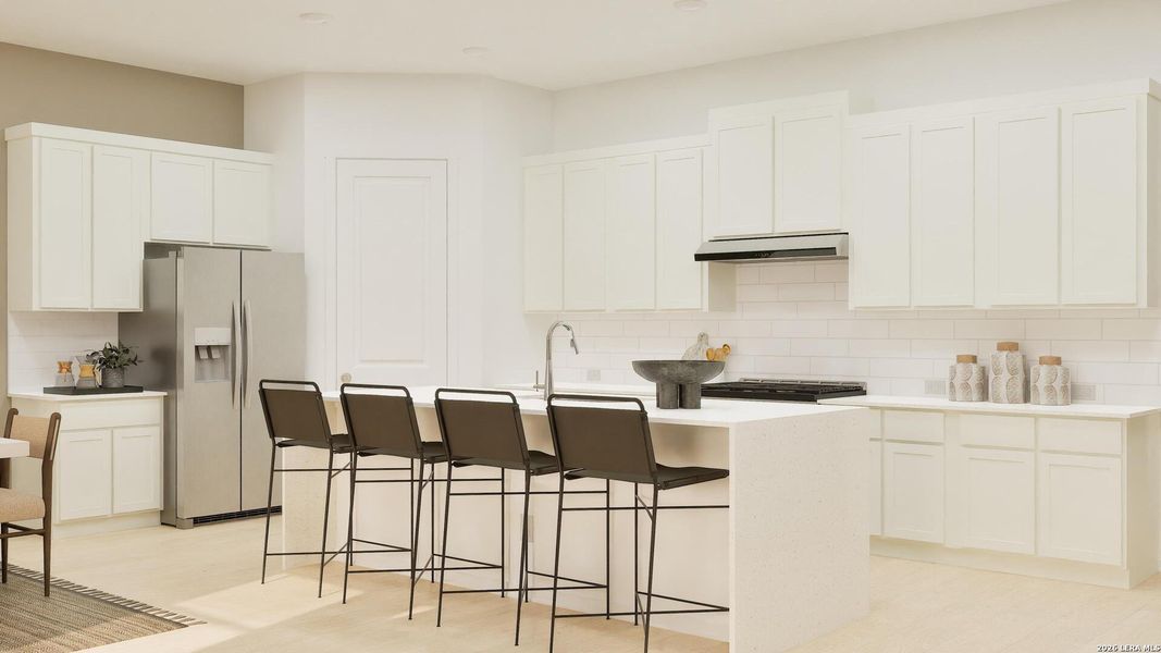 Furnished interior view inside a new home in Gatehouse, New Braunfels (Image 8).