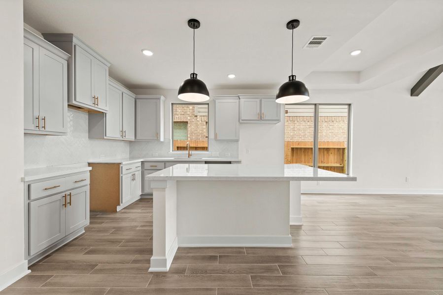 Furnished interior view inside a new home in The Groves, Humble (Image 8).