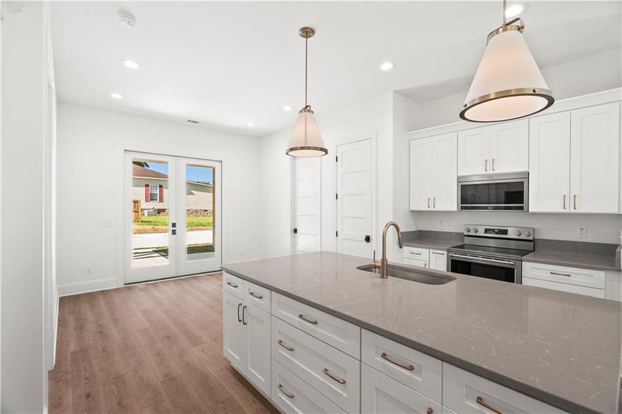 Furnished interior view inside a new home in , Calhoun (Image 10).